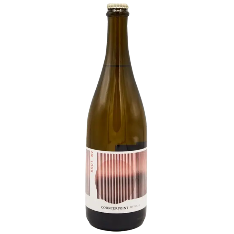 Buy Counterpoint Brut 750mL sparkling wine bottle with modern label design