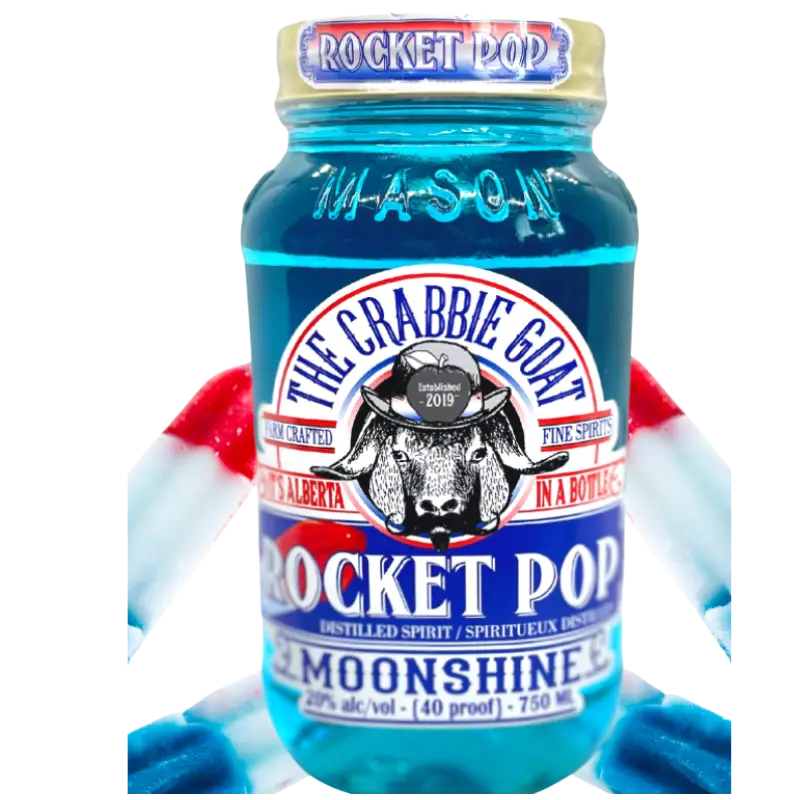 Crabbie Goat Rocket Pop Moonshine 750Ml Bottle Image