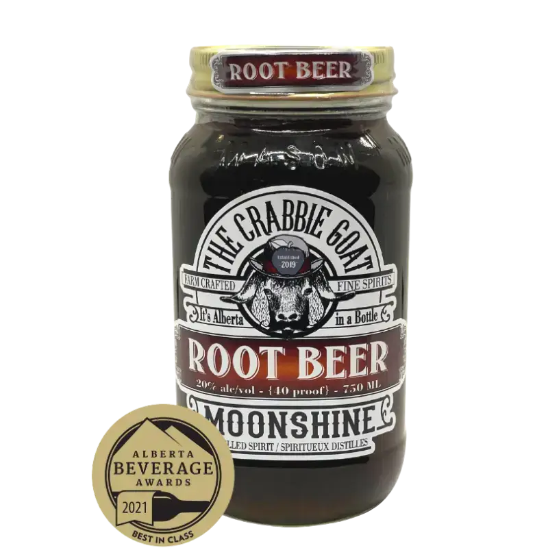 Crabbie Goat Root Beer Moonshine 750Ml Bottle Image