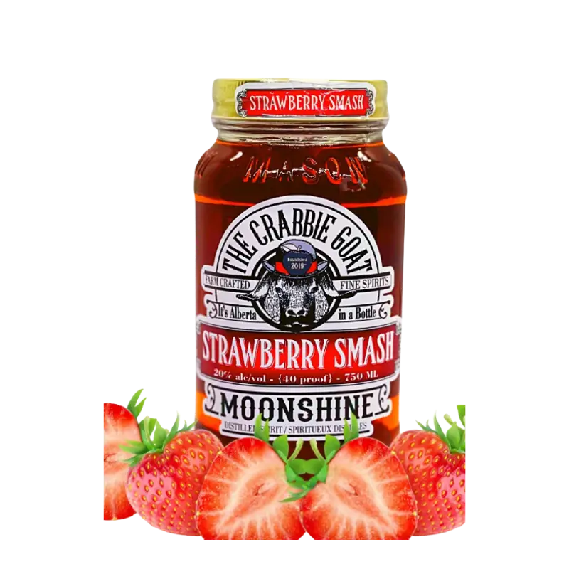 Crabbie Goat Strawberry Smash Moonshine 750Ml Bottle Image