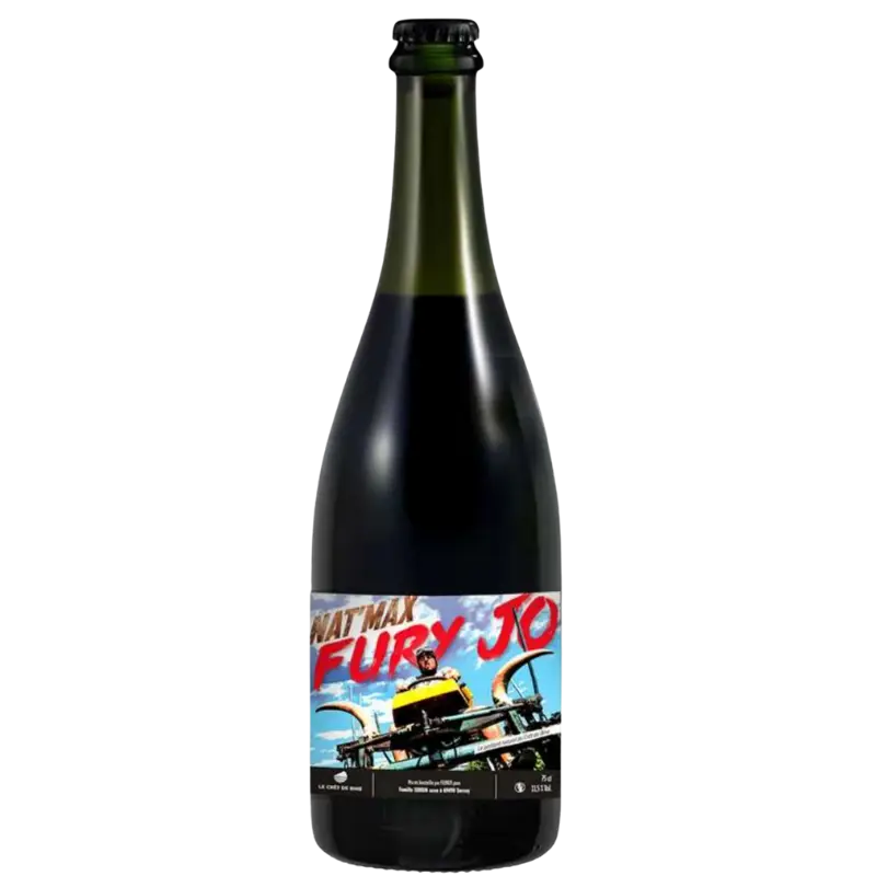 Buy Cret De Bine Fury Jo Petnat Rose 750mL wine bottle with colorful label
