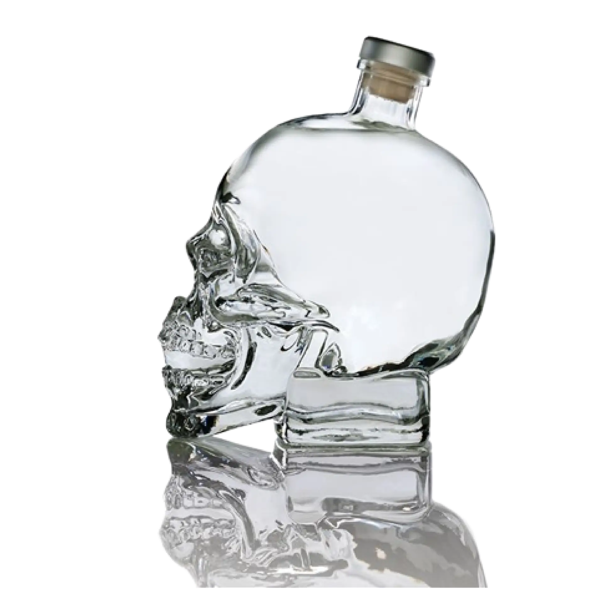 Buy Crystal Head 750mL, clear vodka in a skull-shaped glass bottle