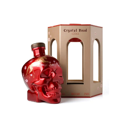 Crystal Head Lunar New Year 2026 Year of the Horse bottle, featuring a clear crystal design with festive lunar motifs.