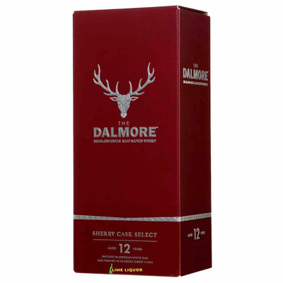 Bottle of Dalmore 12 Year Old Sherry Cask Select single malt Scotch whisky in a 750mL bottle.