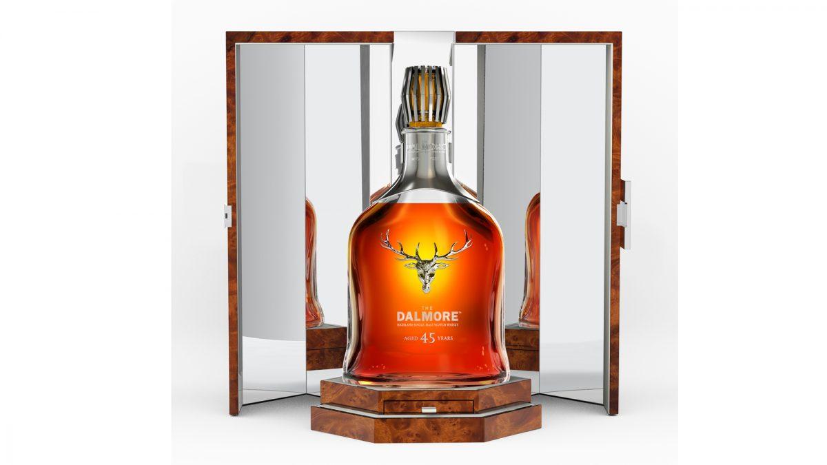 buy Dalmore 45 Year old whisky in luxury wooden box with mirrored doors