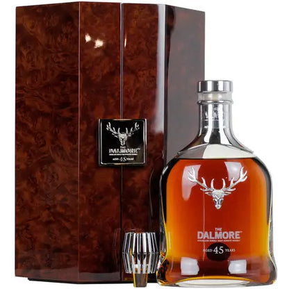 buy Dalmore 45 Year whisky, luxury bottle with gift box and tasting glass