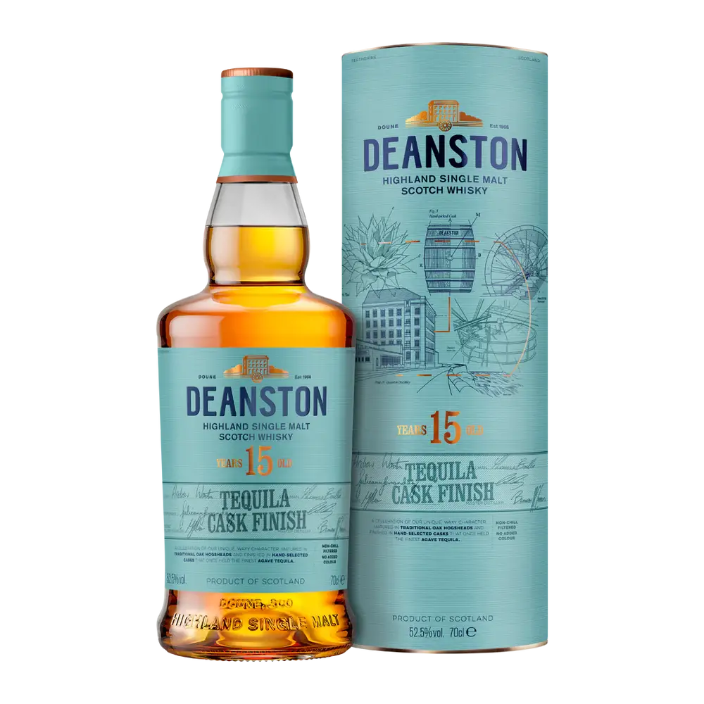 Deanston 15 Year Old Single Malt Scotch Whisky Vintage 2007 Tequila Cask Finish 700Ml Bottle Image