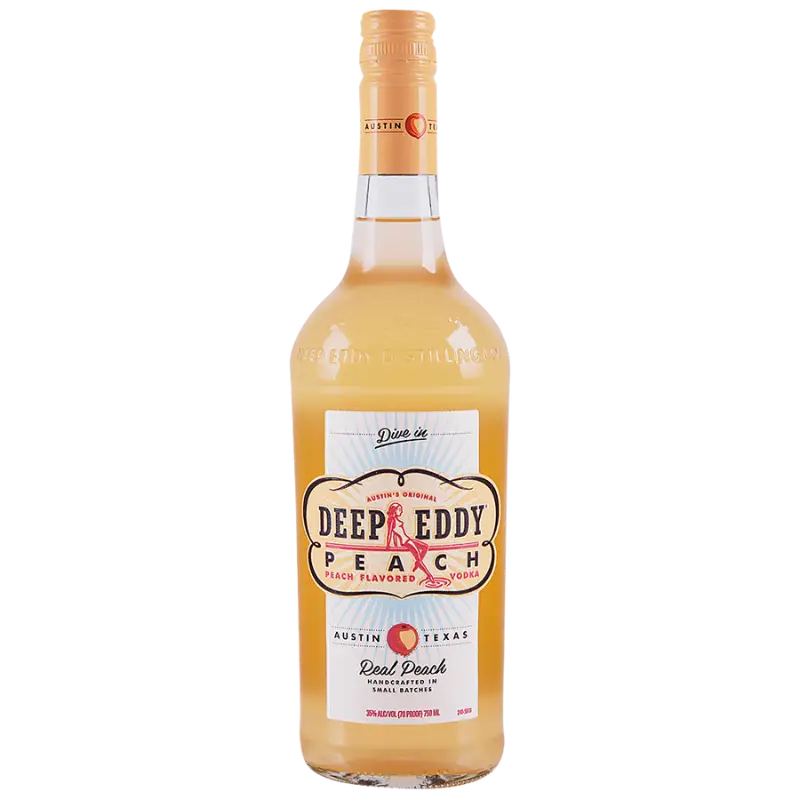 Deep Eddy Peach Vodka 750Ml Bottle Image