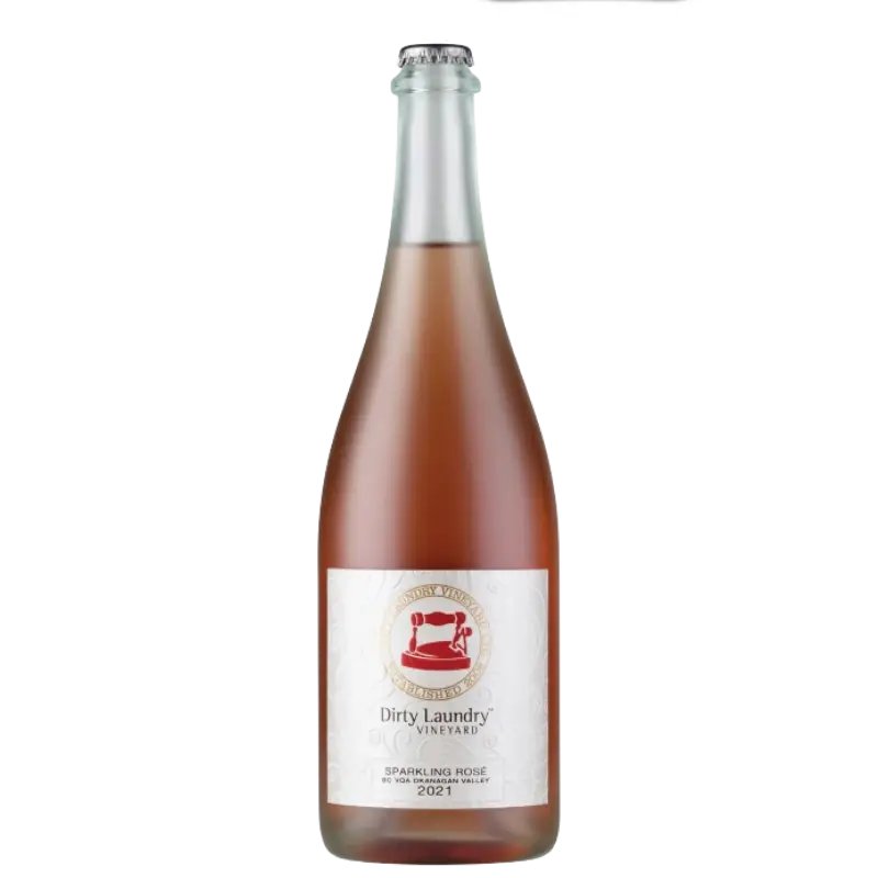 Buy Dirty Laundry Sparkling Rosé 750mL, pink Canadian sparkling wine bottle, online
