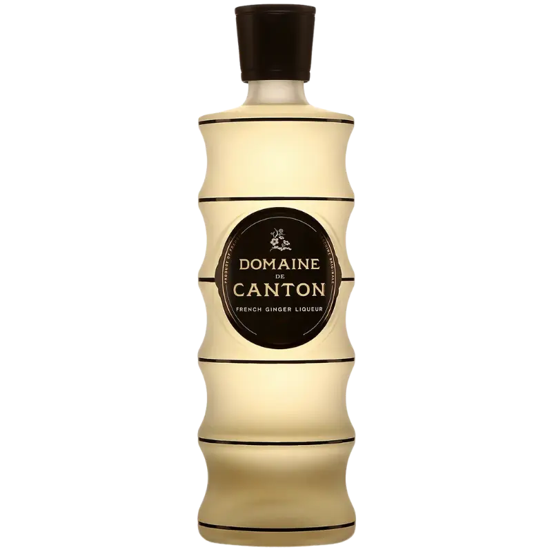 Buy Domaine De Canton French Ginger Liqueur 750mL bottle, unique frosted design, spirits.