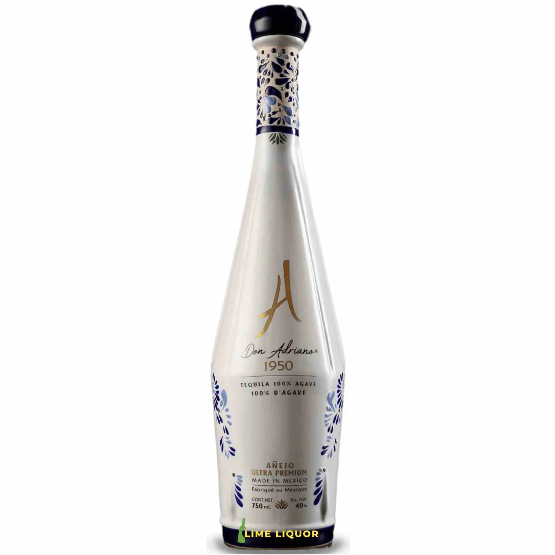 Don Adriano 1950 Anejo Ultra Pre Tequila 750Ml Bottle Image