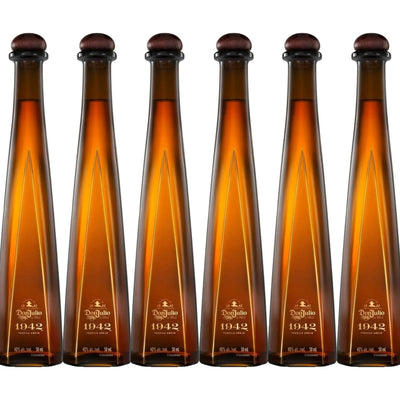 Don Julio 1942 50mL bottle of premium tequila with clear glass packaging and elegant label detail.