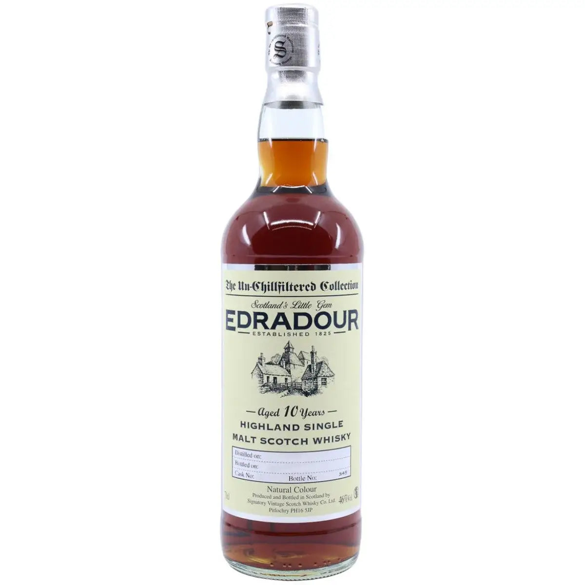 Edradour Single Malt Scotch Whisky Aged 10 Years 700Ml Bottle Image