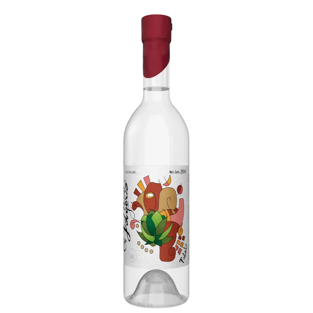 Buy El Jolgorio Tobala 750mL mezcal bottle with colorful label and red cap
