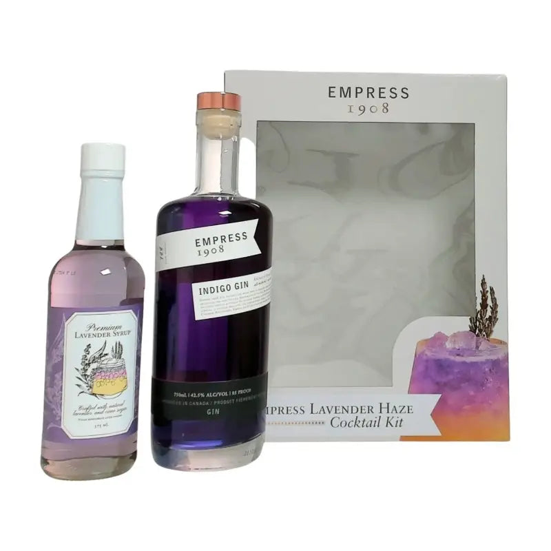 Empress 1908 Gin Amp Lavender Syrup Gift Pack Bottle Image