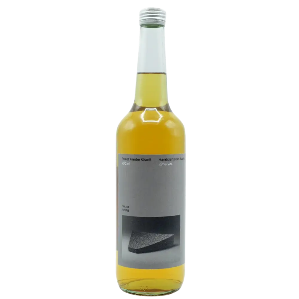 buy Fernet Hunter Granit 700mL herbal liqueur bottle with gray label