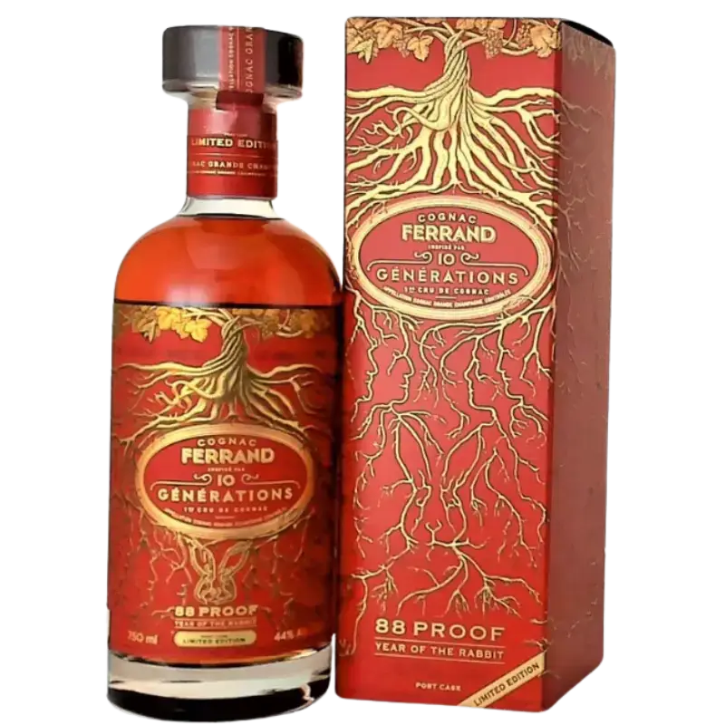 Ferrand 10 Generations Port Cask Finish Year Of The Rabbit 750Ml Bottle Image