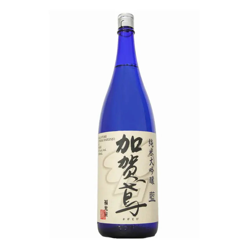 Fukumitsuya Kagatobi Ai Junmai Daiginjo 1 8L Bottle Image