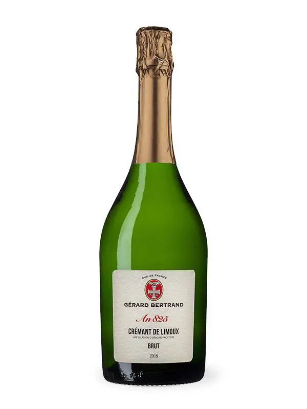 Buy Gerard Bertrand Cremant De Limoux Brut 750mL, sparkling wine in green bottle.