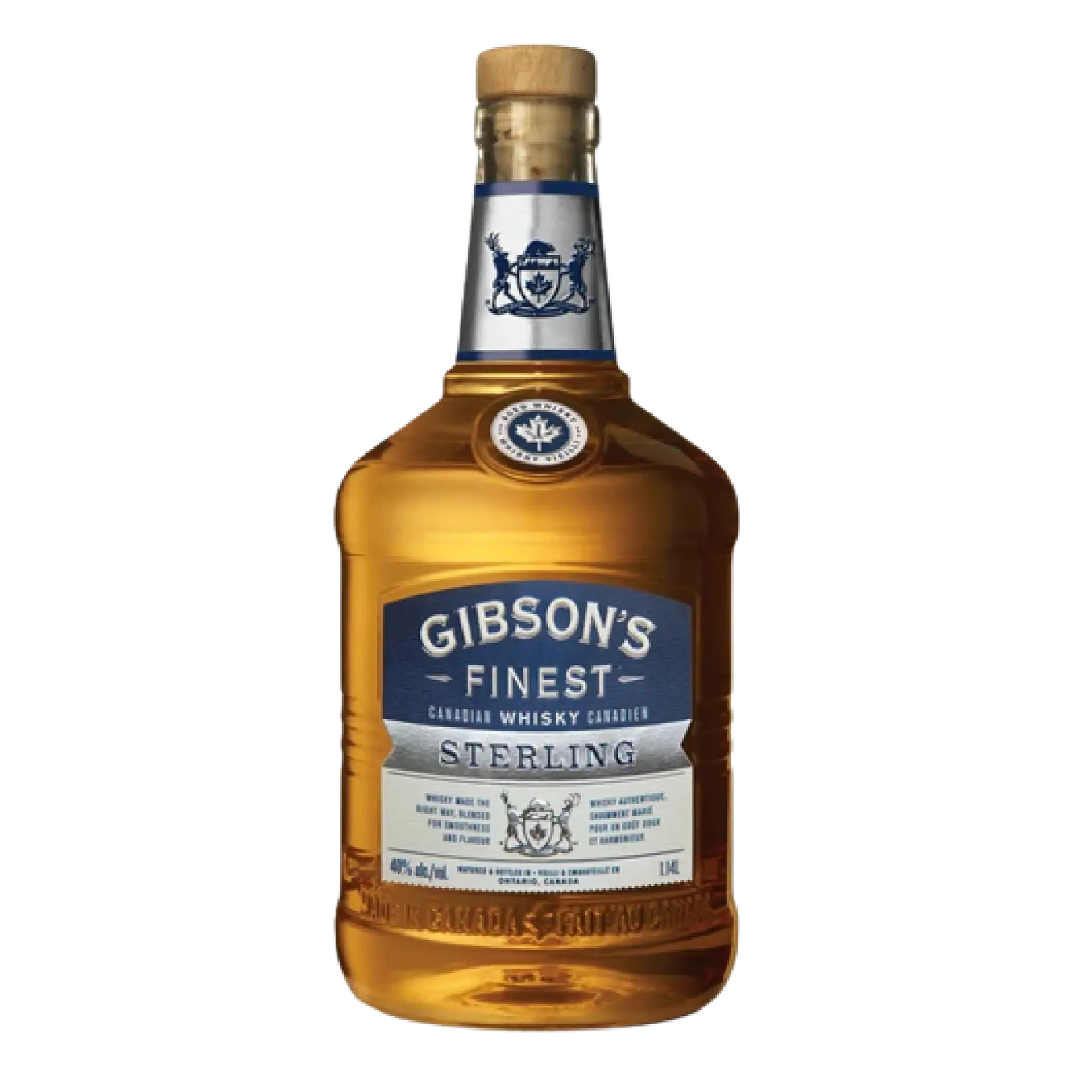 buy Gibsons Finest Sterling 1.14L Canadian whisky bottle