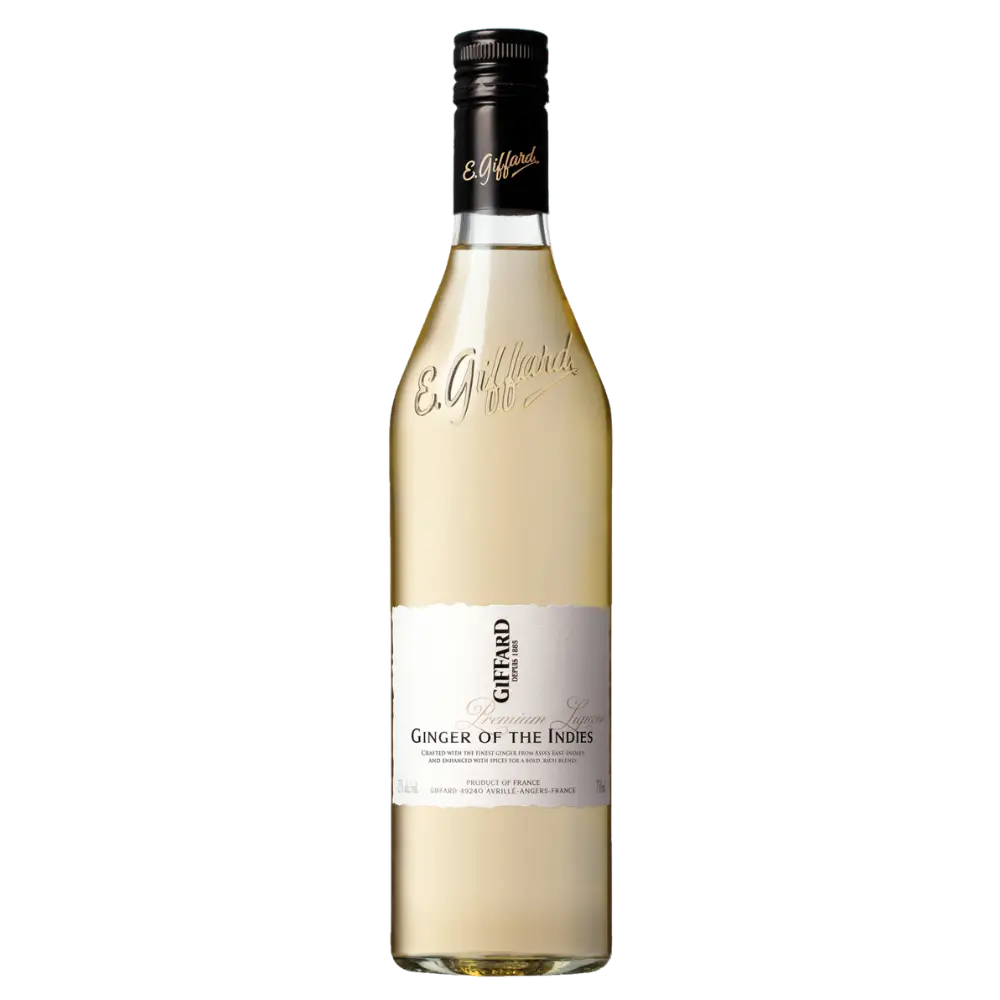 buy Giffard Ginger Of The Indies 700mL, clear liqueur bottle with white label
