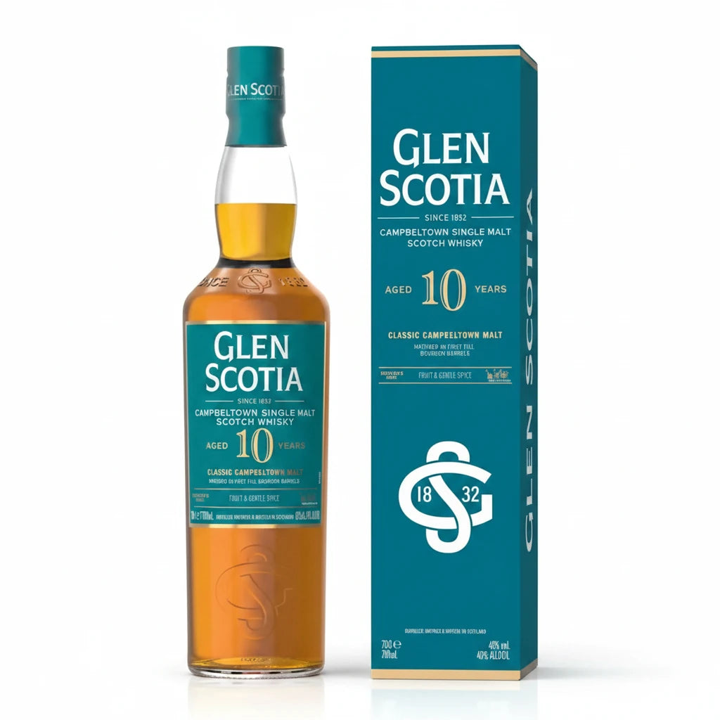 Glen Scotia Single Malt Scotch Whisky Aged 10 Years 750Ml Bottle Image