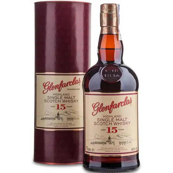 Glenfarclas Single Malt Scotch Whisky Aged 15 Years 700Ml Bottle Image