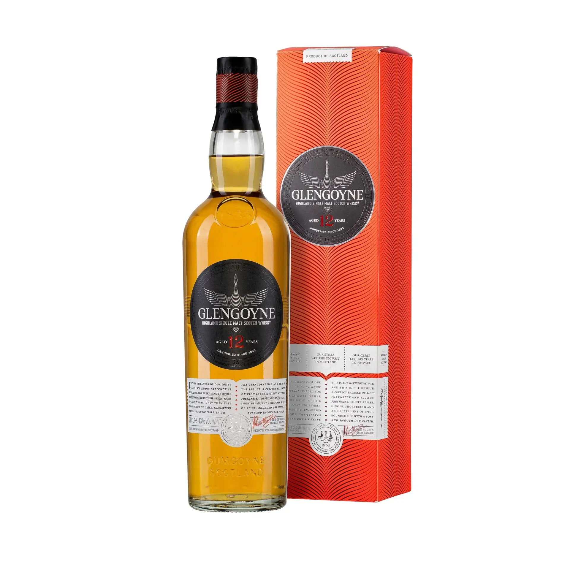 Glengoyne Single Malt Scotch Whisky Aged 12 Years 700Ml Bottle Image
