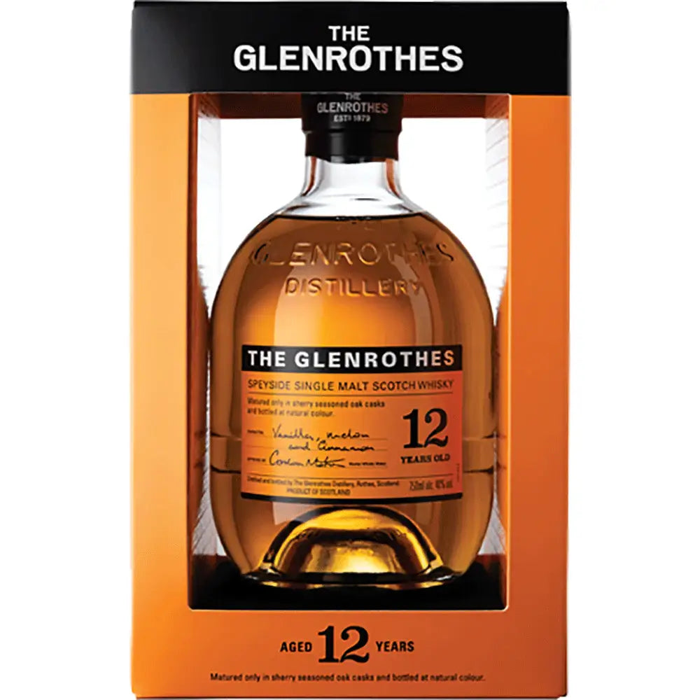 Glenrothes Speyside Single Malt Scotch Whisky Aged 12 Years 750Ml Bottle Image
