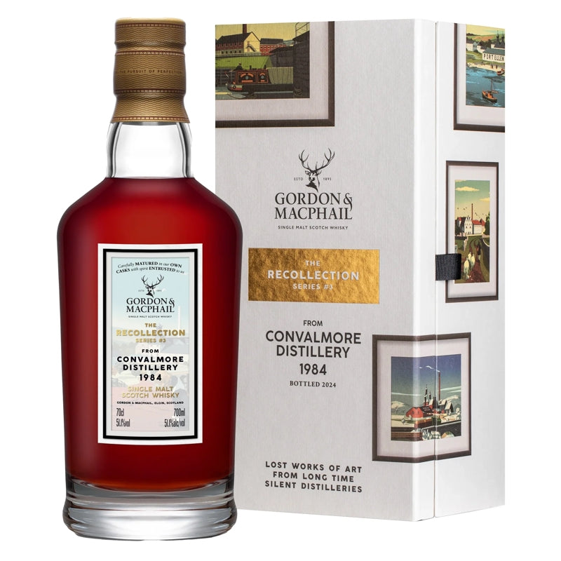 Gordon & Macphail Recollection Series #3 Convalmore Distillery 39 Year Old Single Malt Scotch Whisky Vintage 1984