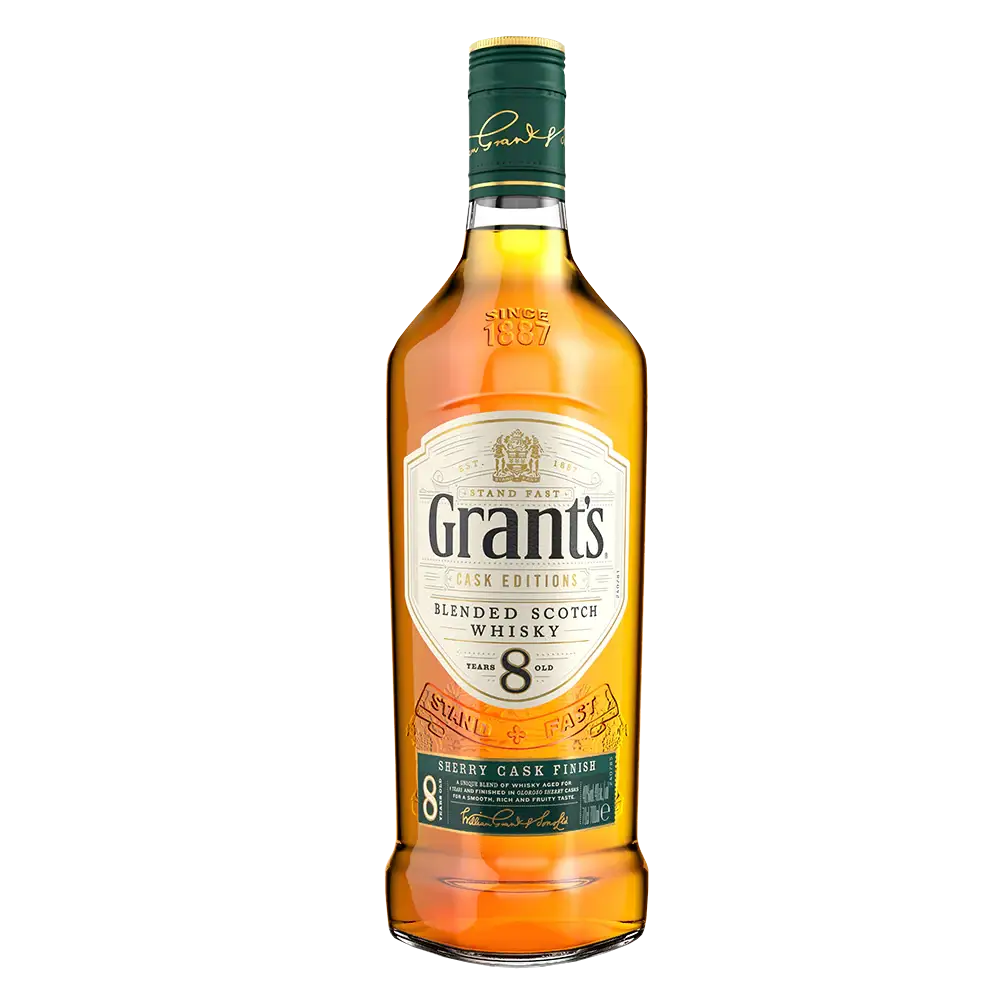 Grant S Blended Scotch Whisky Aged 8 Years Sherry Cask Finish 750Ml Bottle Image
