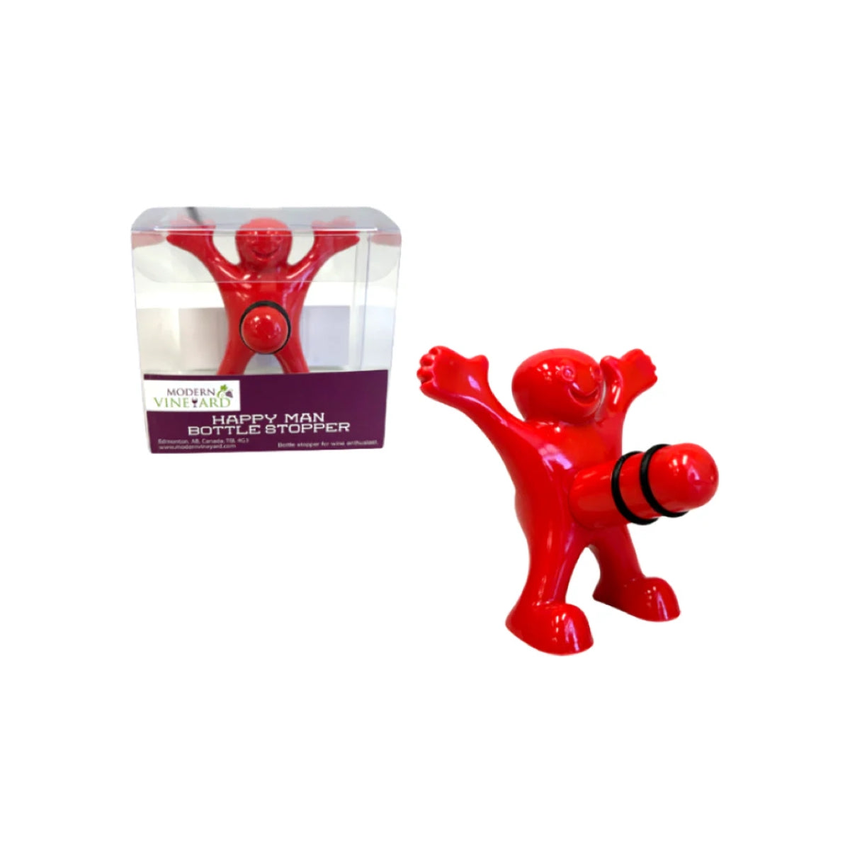 Happy Man Cork Stopper (Set of 12)