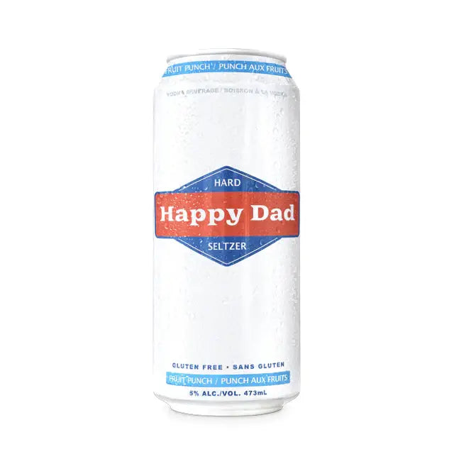 Happy Dad Hard Seltzer Fruit Punch 473Ml Cans Bottle Image