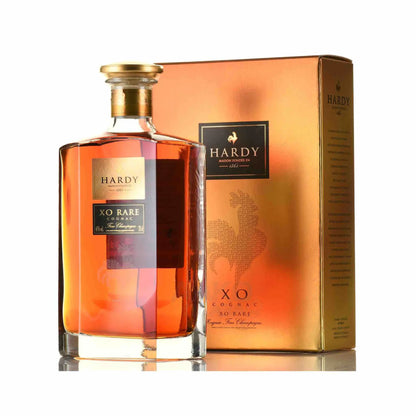 buy Hardy XO Rare Cognac 750mL in a gold gift box