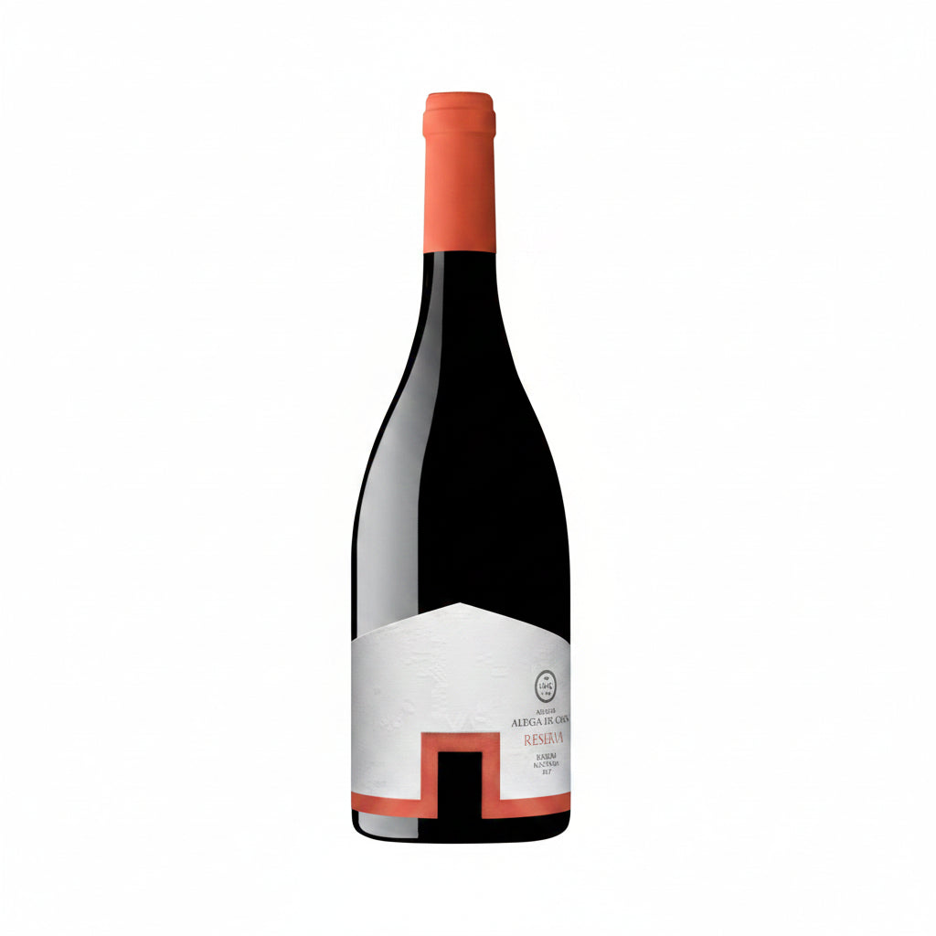 Bottle of Herdade Aldeia De Cima Tinto Reserva red wine, 750ml, with a dark label and cork closure.