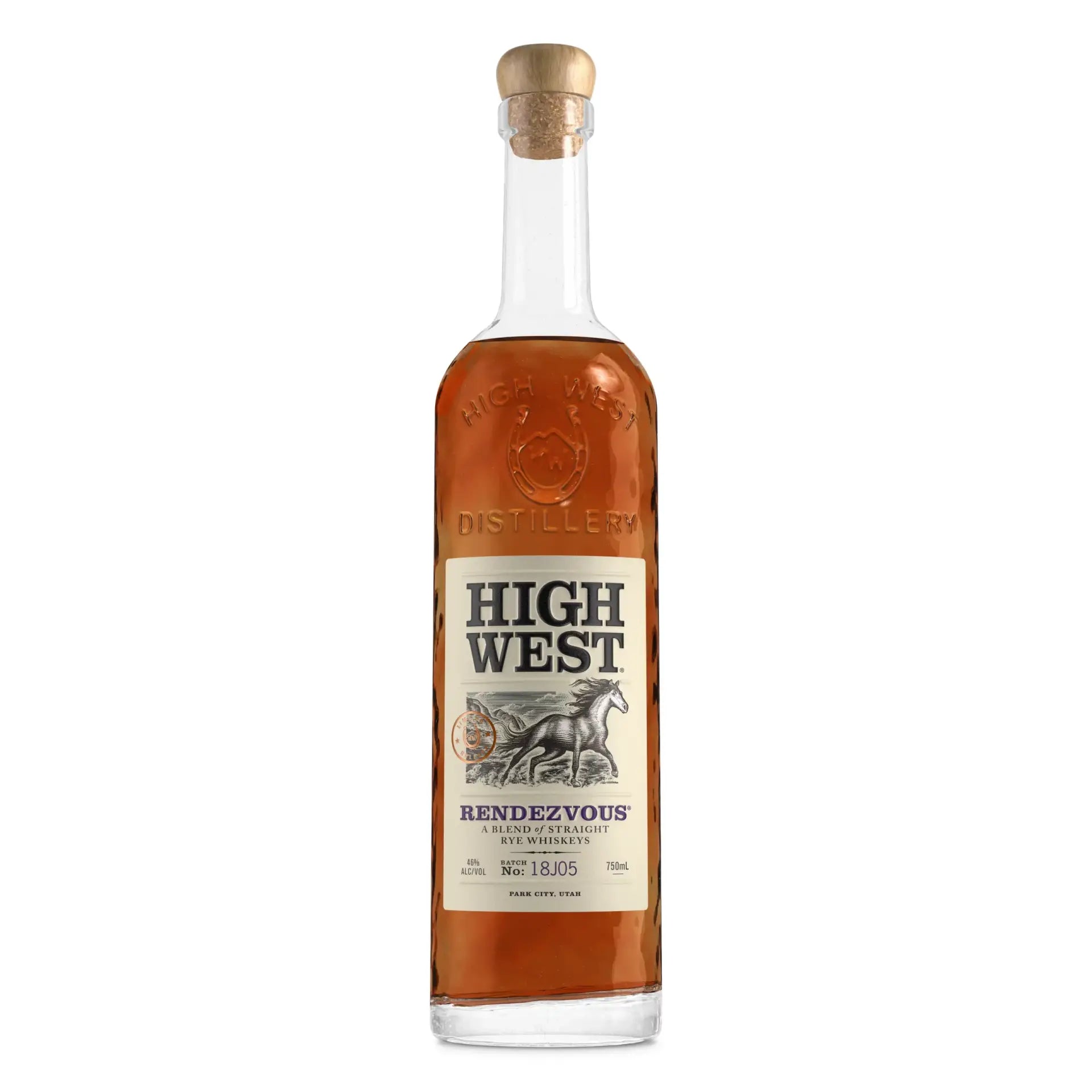 High West Rendezvous Rye Whisky 750Ml Bottle Image