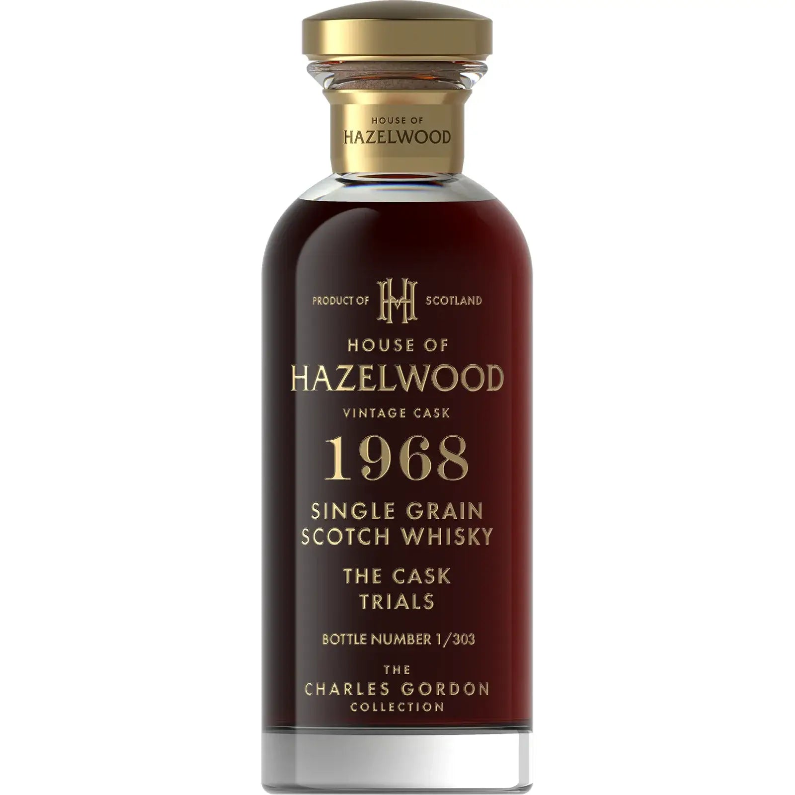 House Of Hazelwood Single Grain Scotch Whisky The Cask Trials Vintage 1968 700Ml Bottle Image