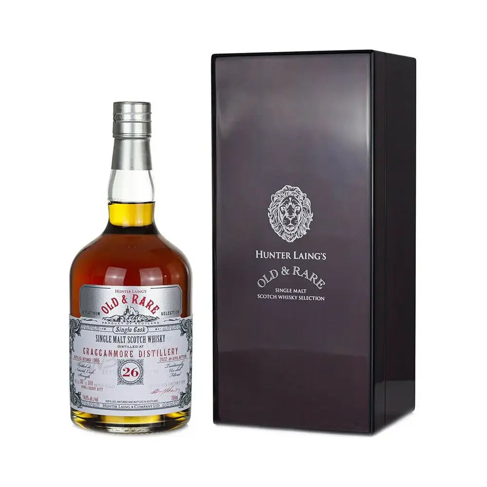 Hunter Laing S Old Amp Rare Cragganmore Distillery Single Malt Scotch Whisky Aged 26 Years 700Ml Bottle Image