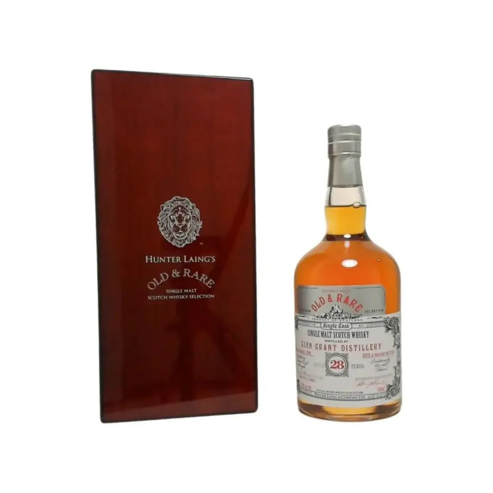 Hunter Laing S Old Amp Rare Glen Grant Distillery Single Malt Scotch Whisky Aged 28 Years 700Ml Bottle Image