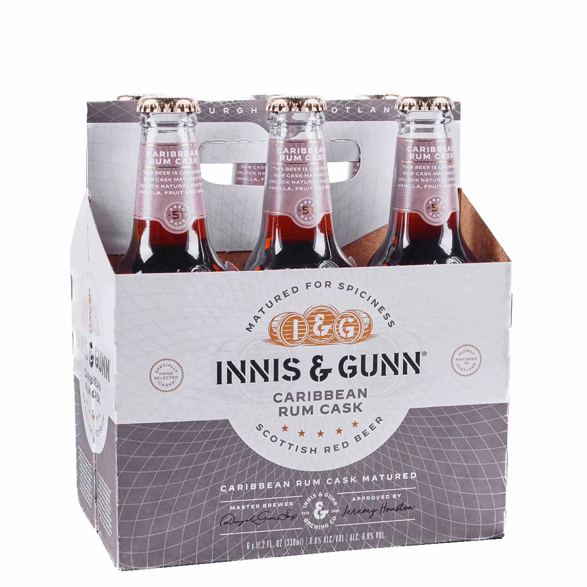 Buy Innis & Gunn Caribbean Rum Cask 6-pack Scottish red beer bottles