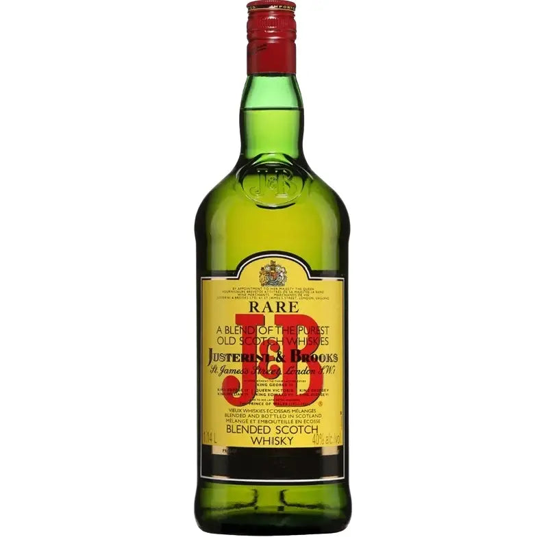 J Amp B Rare Blended Old Scotch Whisky 1 14L Bottle Image
