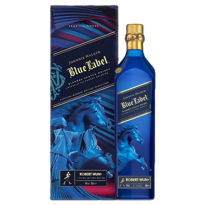 Johnnie Walker Lunar New Year 2026 Year of Horse whiskey bottle, 750mL with festive label celebrating the Year of the Horse.