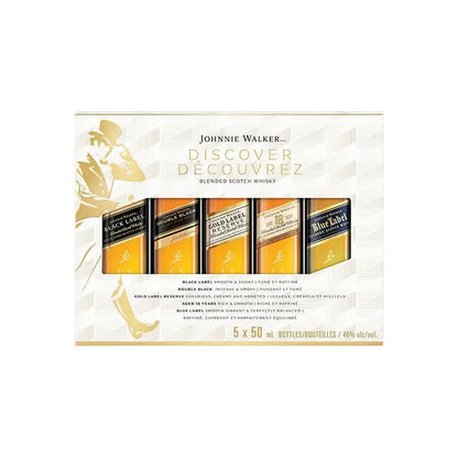 Johnnie Walker Discover Taste Pack 5X50Ml Bottle Image