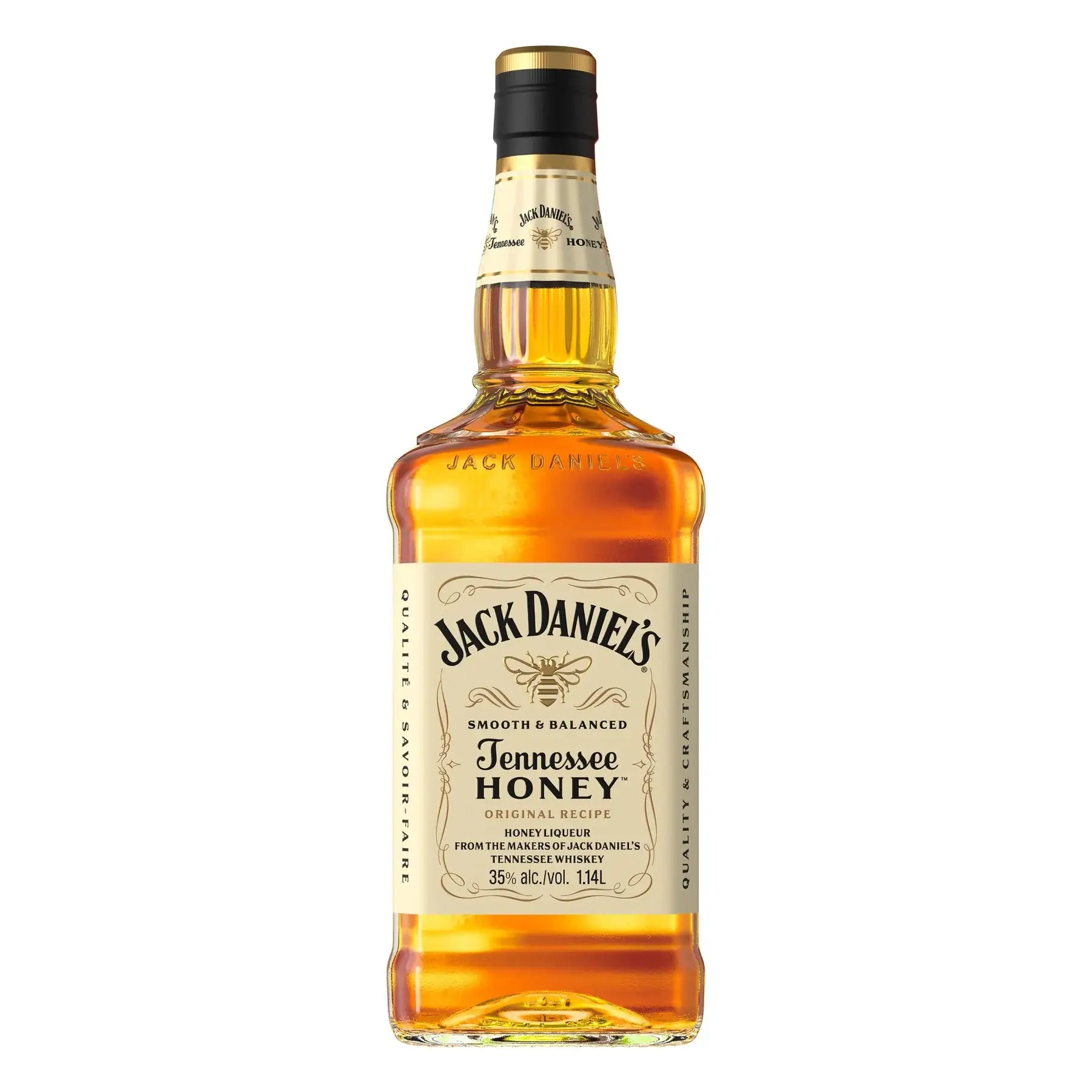 buy Jack Daniel's Tennessee Honey 1.14L bottle, smooth honey liqueur whiskey