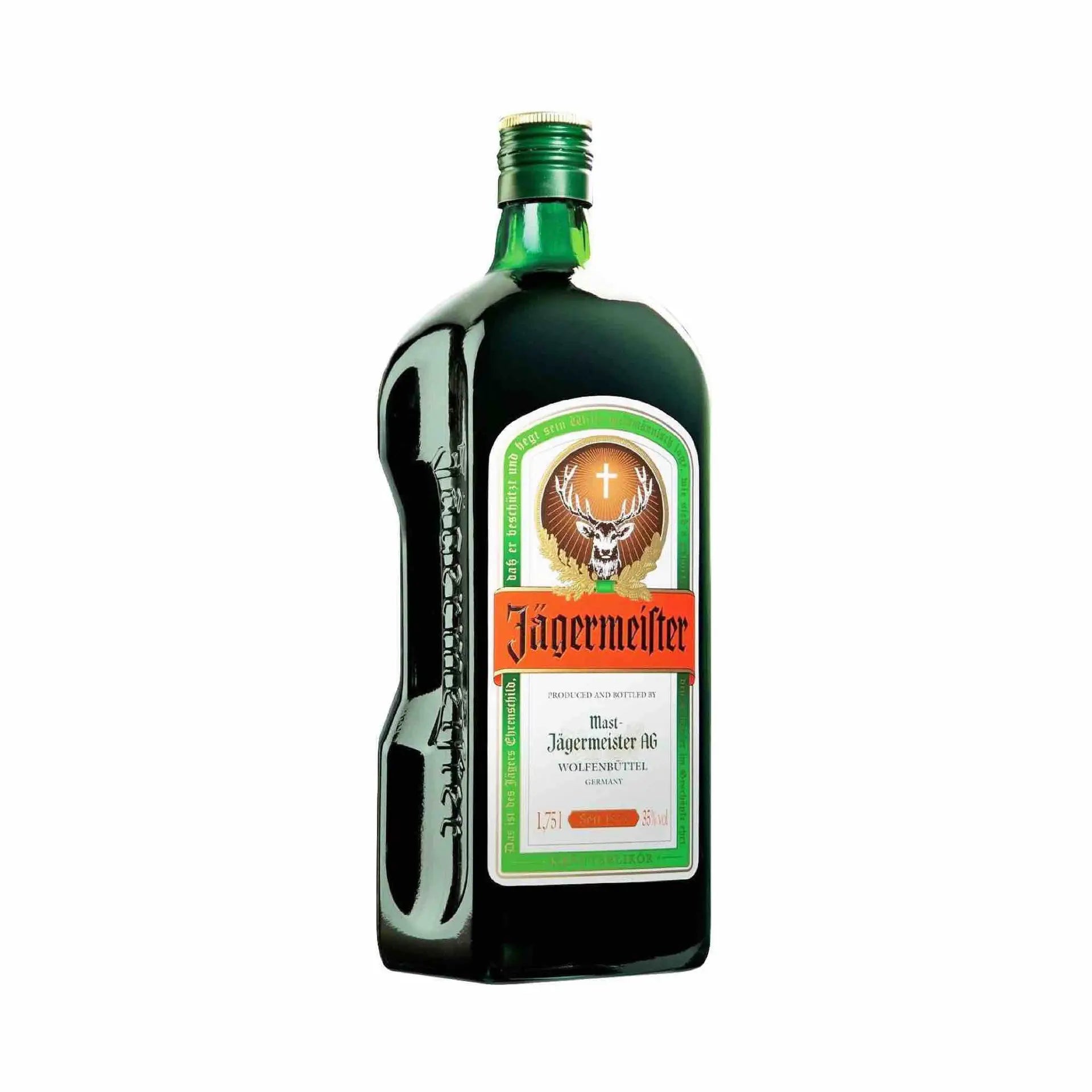 Buy Jagermeister Herbal Liqueur 1.75L, green bottle, alcohol spirits online Canada