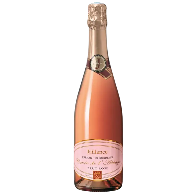 Buy Jaillance Cuvee De L'Abbaye Brut Rose 750mL sparkling wine bottle