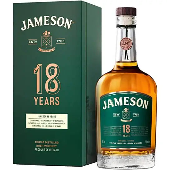 Jameson 18 Year Old Irish Whiskey 750Ml Bottle Image