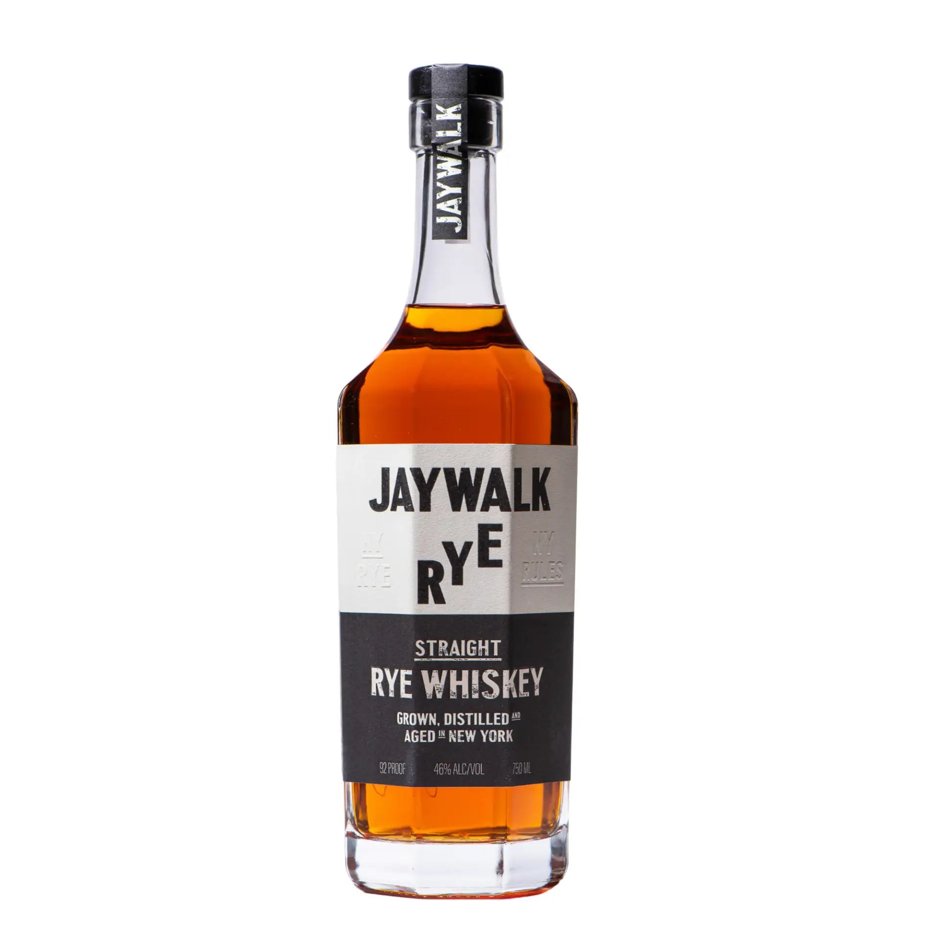 New York Distilling Jaywalk Straight Rye Whiskey 750Ml Bottle Image
