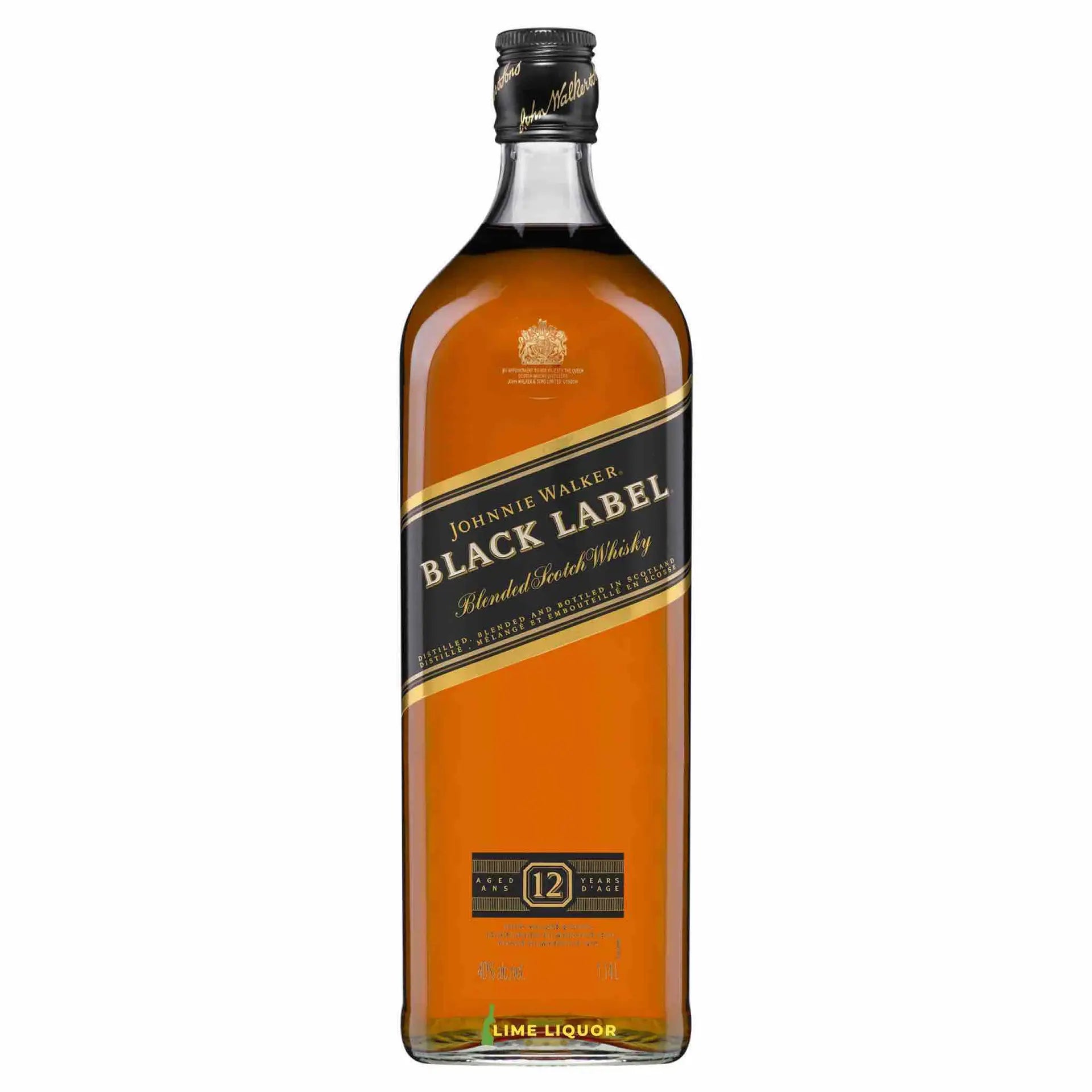 Buy Johnnie Walker Black Label 12 Year whisky bottle 1.14L