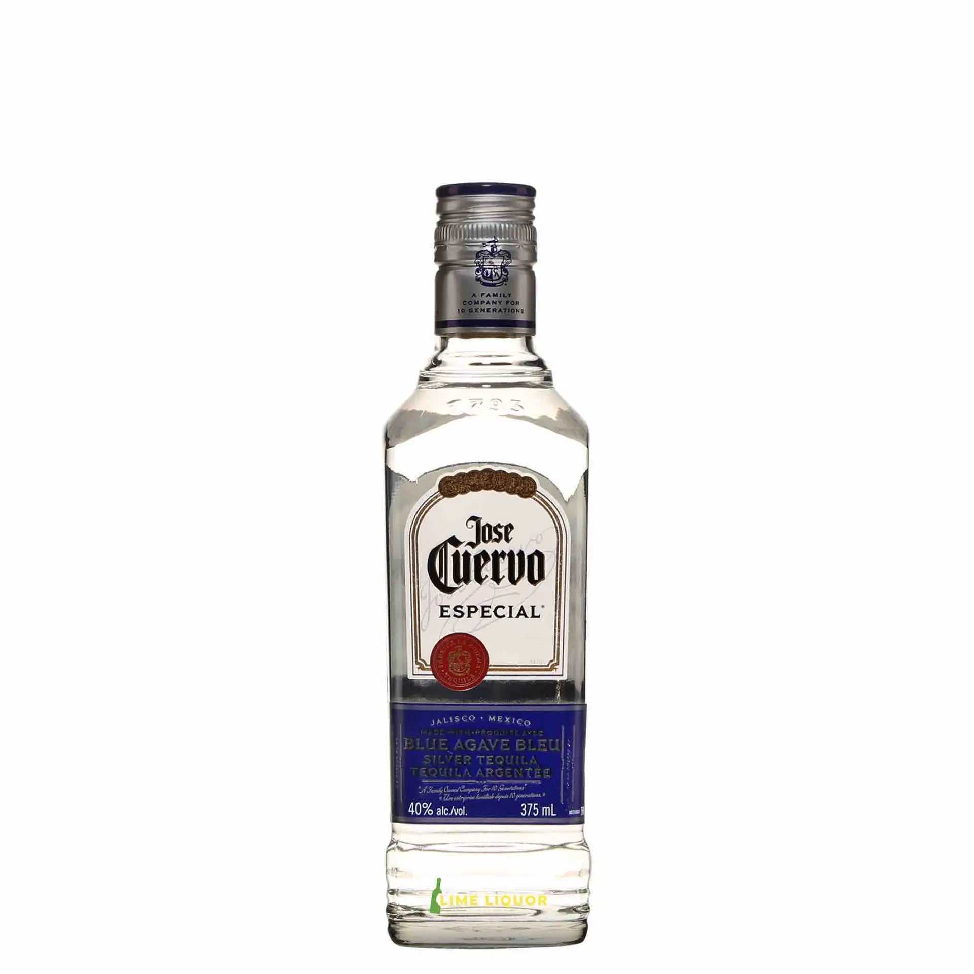 Buy Jose Cuervo Especial Silver Tequila 375mL clear bottle, 40% alc, blue label